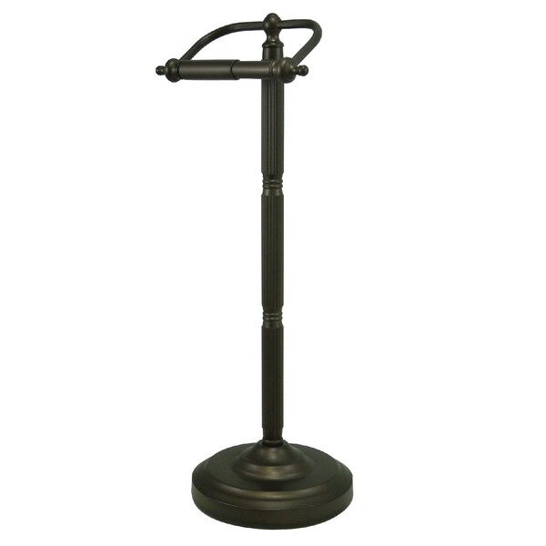 Georgian Freestanding Toilet Paper Holder, Oil Rubbed Bronze